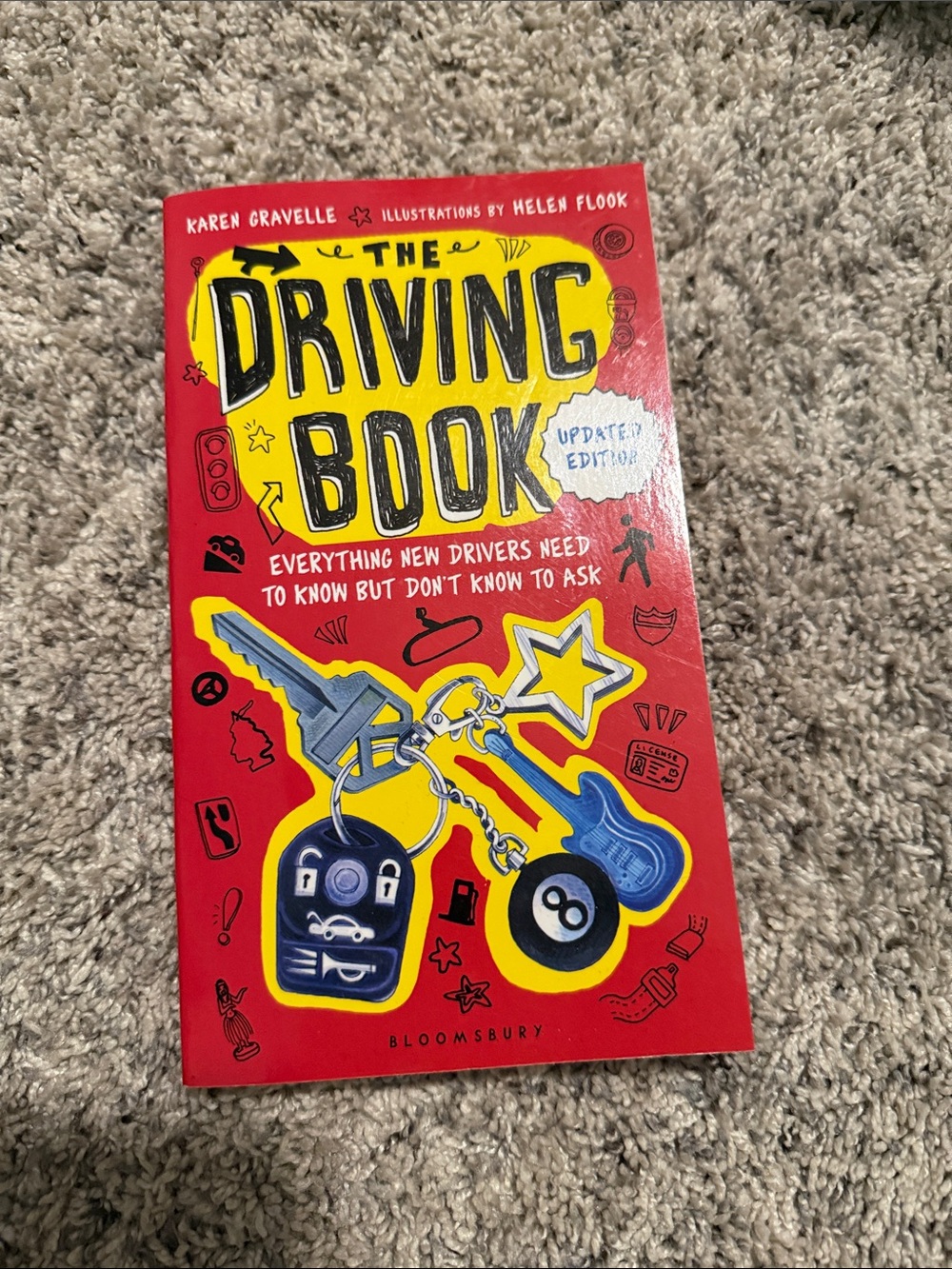 The Driving Book - Red & Yellow Illustrated Paperback